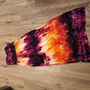 Venus Strapless Tie Die Dress